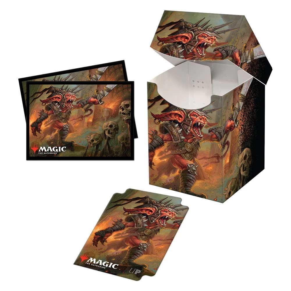 Ultra Pro Deck Box And 100ct Standard Card Sleeve Combo Magic The Gathering Commander Legends Rograkh, Son Of Rohgahh (18471)