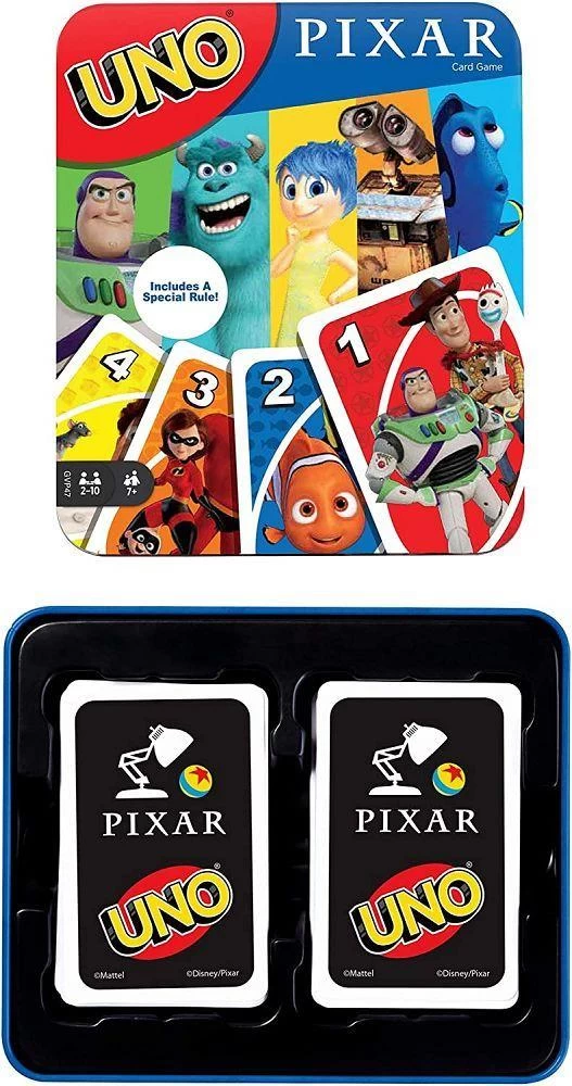 UNO Pixar 25th Anniversary Tin