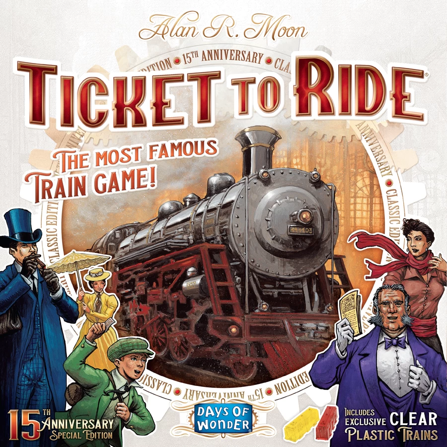 ASMODEE Ticket To Ride: 15th Anniversary Special Edition